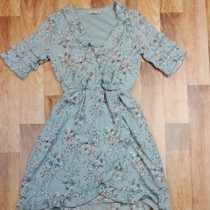 Vintage Stretch Waist Dex Brand Floral‎ Print Women's Dress